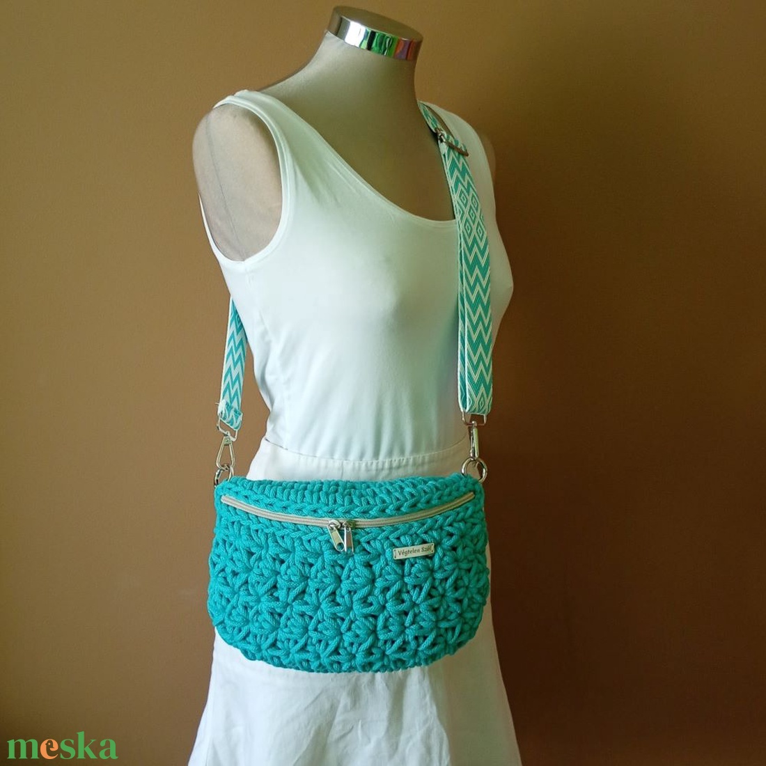 Horgolt övtáska - táska & tok - övtáska - Meska.hu
