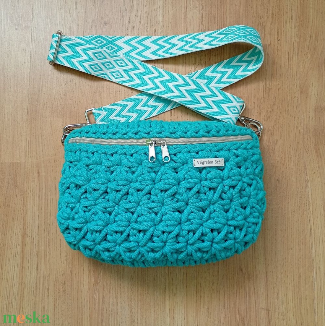 Horgolt övtáska - táska & tok - övtáska - Meska.hu