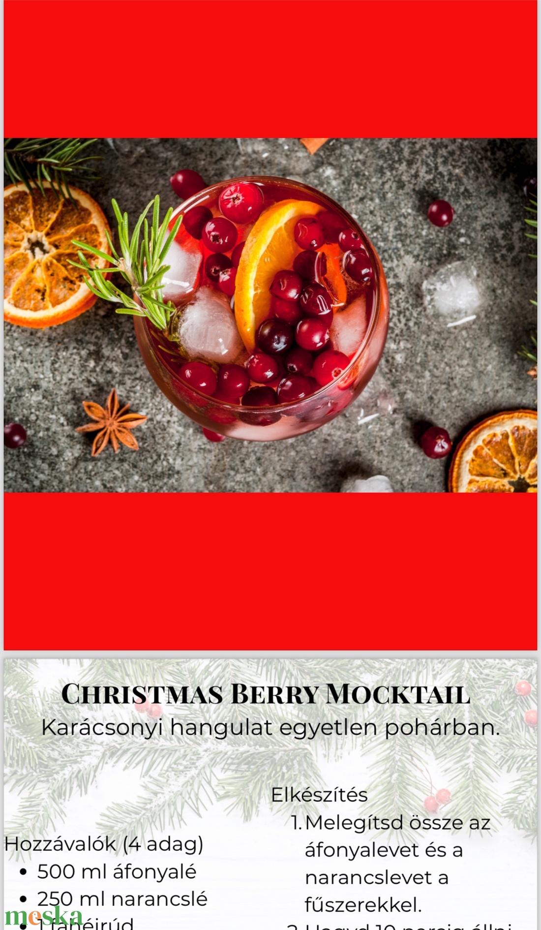 Mocktail e-book -Alkoholmentes italok minden alkalomra  - könyv & zene - könyv - Meska.hu