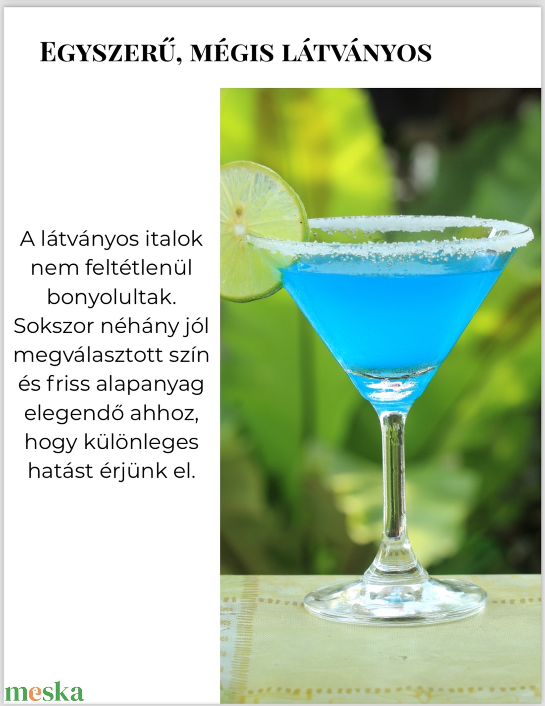 Mocktail e-book -Alkoholmentes italok minden alkalomra  - könyv & zene - könyv - Meska.hu