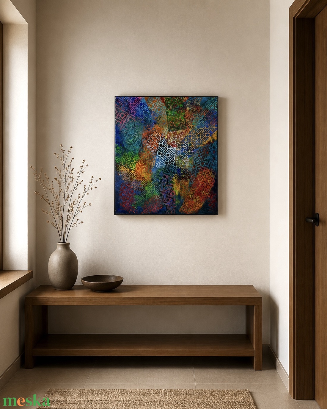 Lehetőségek - Akril festmény vászonra - 50x60 cm - művészet - festmény - akril - Meska.hu