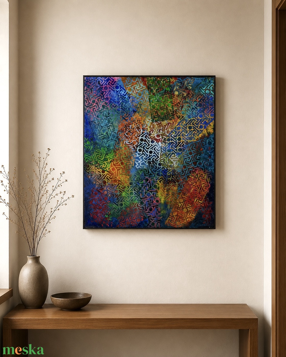 Lehetőségek - Akril festmény vászonra - 50x60 cm - művészet - festmény - akril - Meska.hu