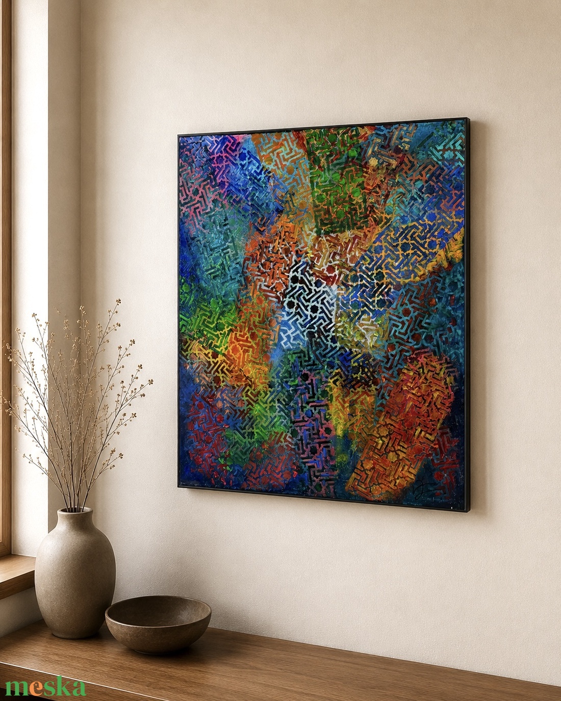 Lehetőségek - Akril festmény vászonra - 50x60 cm - művészet - festmény - akril - Meska.hu