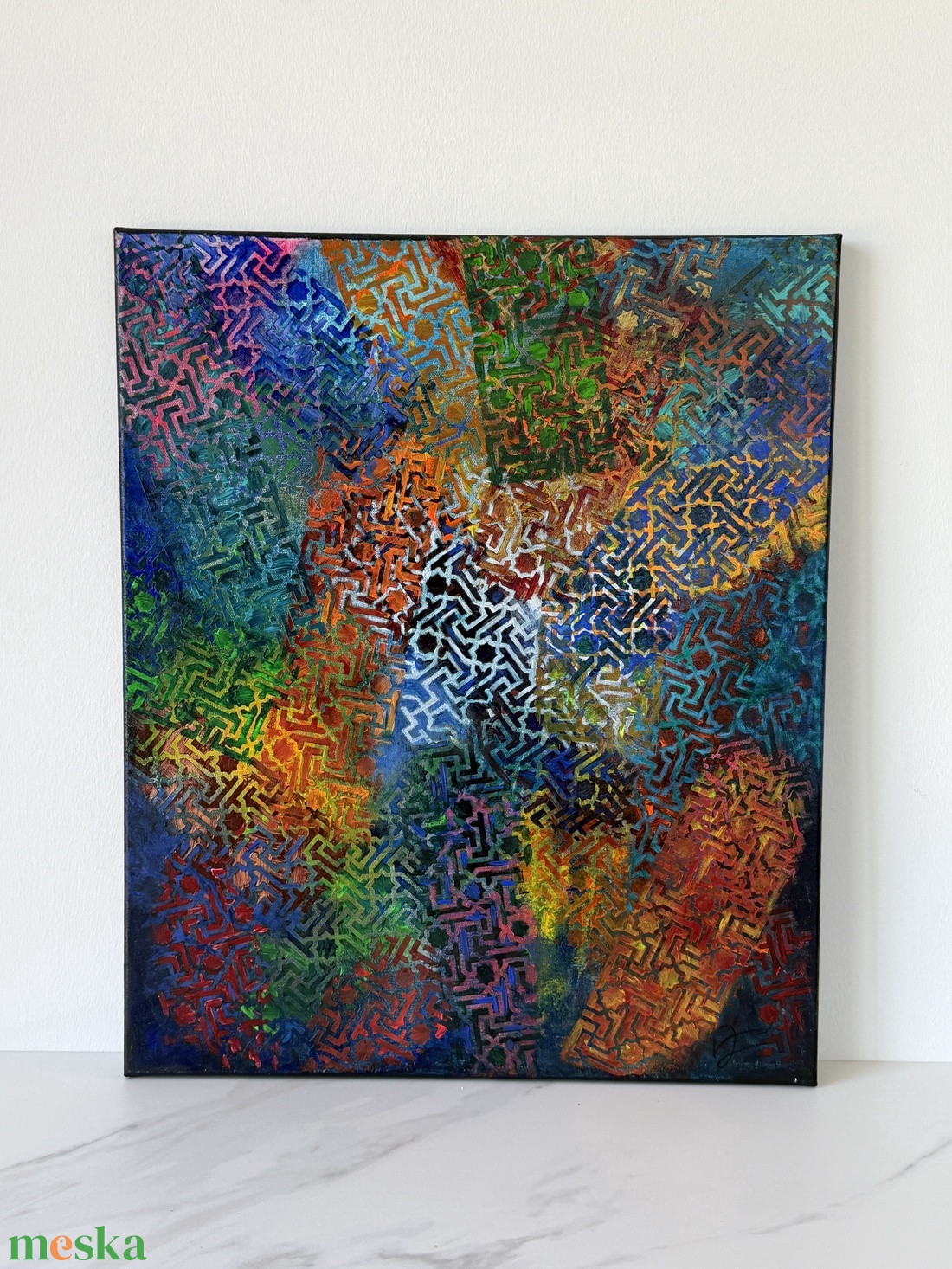 Lehetőségek - Akril festmény vászonra - 50x60 cm - művészet - festmény - akril - Meska.hu