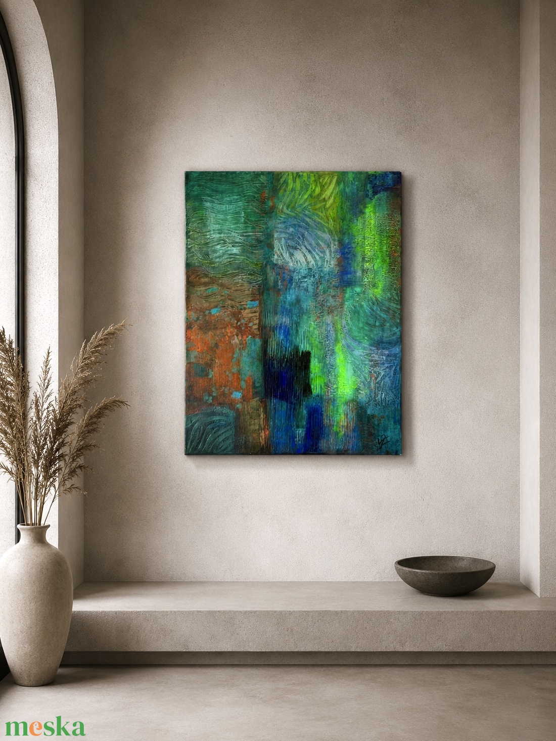 Utazás - Akril festmény vásznon, 40x50 cm - művészet - festmény - akril - Meska.hu
