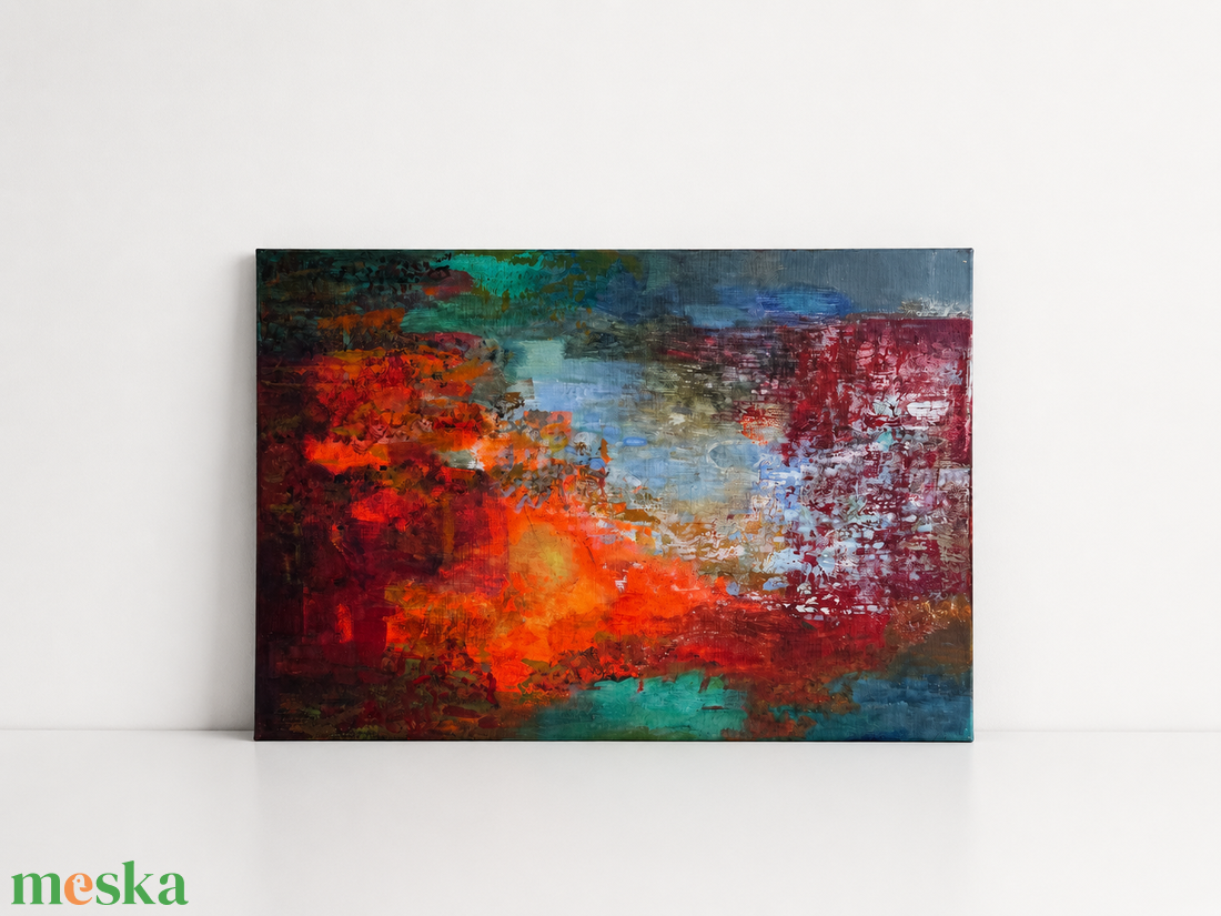 Napmeder - Akril festmény vásznon, 50x70 cm - művészet - festmény - akril - Meska.hu