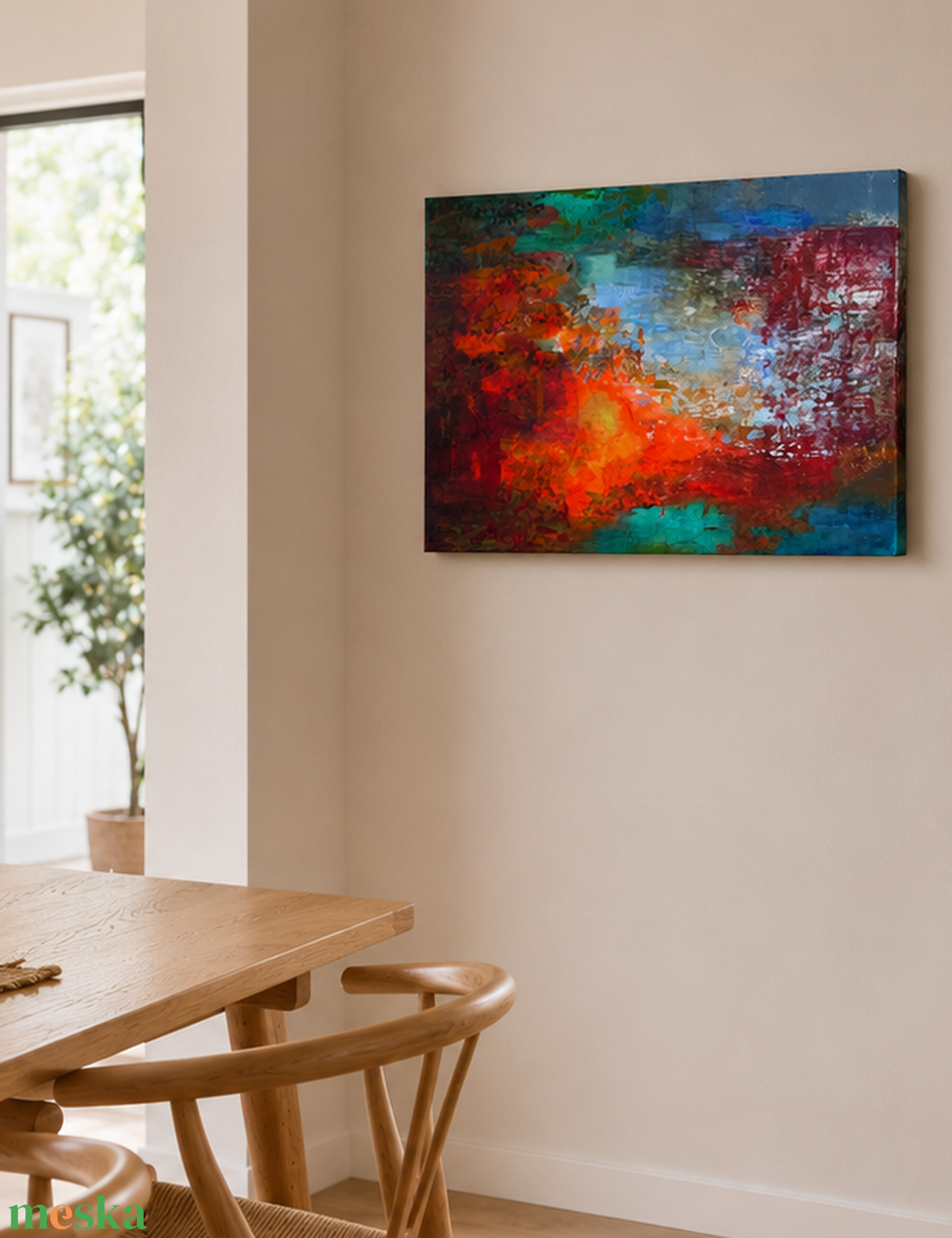 Napmeder - Akril festmény vásznon, 50x70 cm - művészet - festmény - akril - Meska.hu