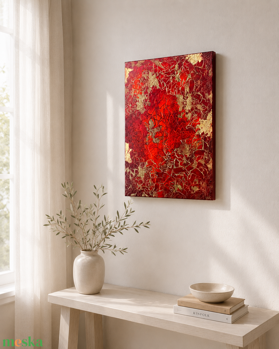 Csillogás a szerelemben - Akril festmény vásznon, 50x70 cm - művészet - festmény - akril - Meska.hu