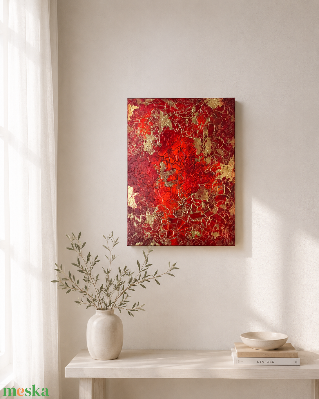 Csillogás a szerelemben - Akril festmény vásznon, 50x70 cm - művészet - festmény - akril - Meska.hu