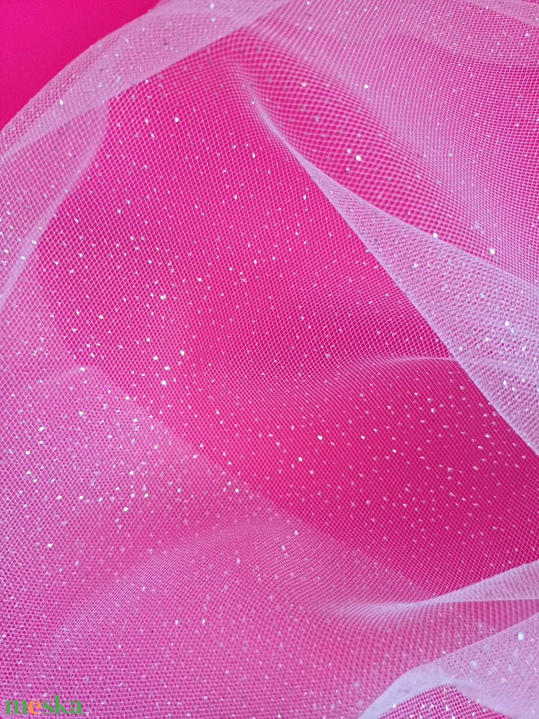  Csillogós fátyol - esküvő - kiegészítők - fátyol - Meska.hu