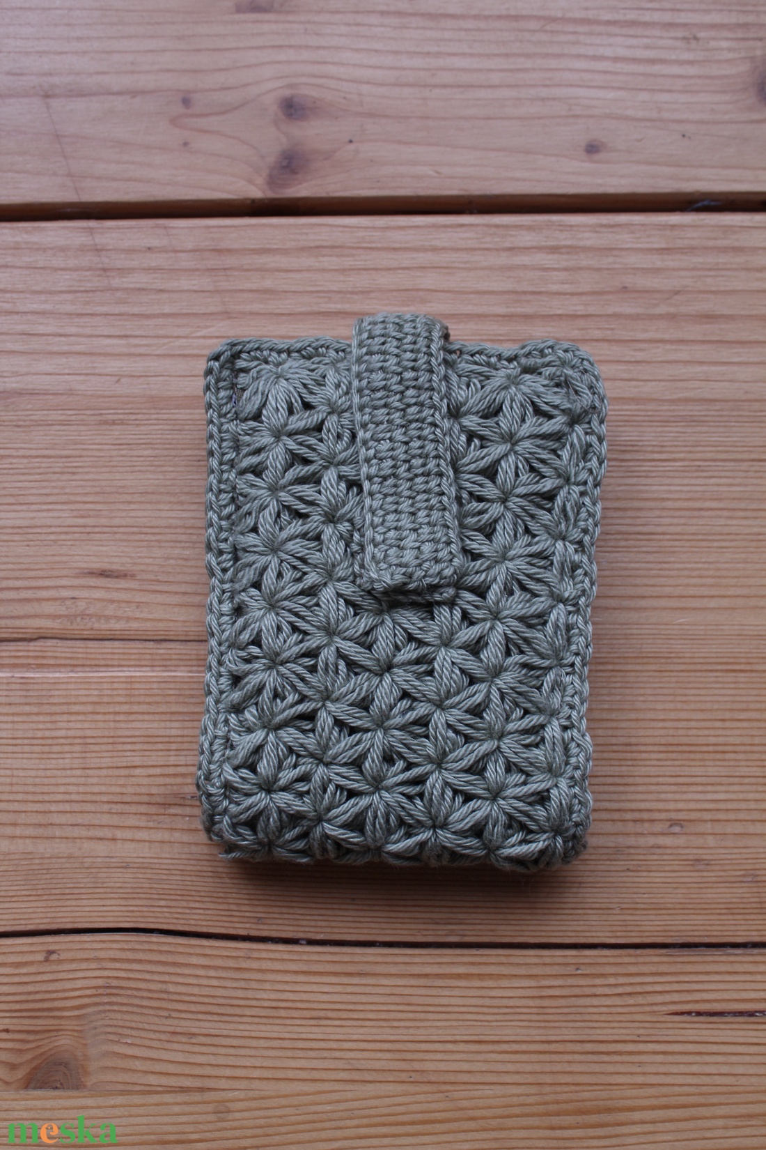 Horgolt (s varrott) irattartó #1 - táska & tok - pénztárca & más tok - kártyatartó & irattartó - Meska.hu