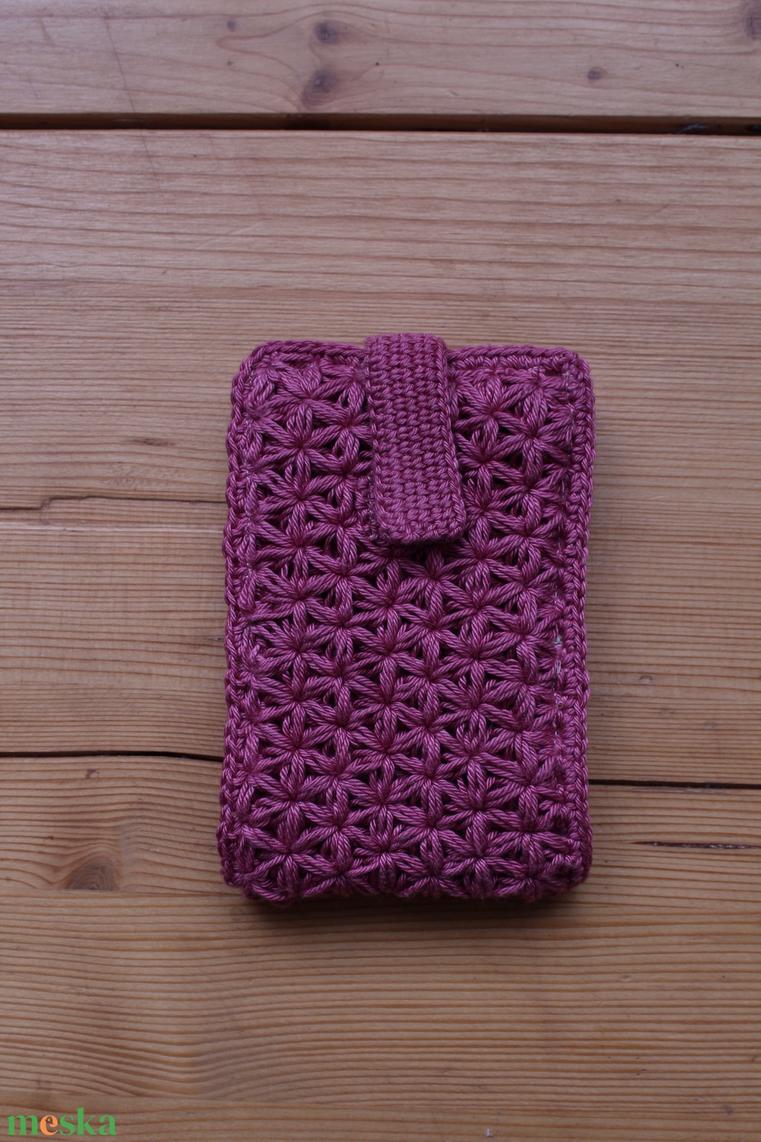 Horgolt (s varrott) irattartó #2 - táska & tok - pénztárca & más tok - kártyatartó & irattartó - Meska.hu