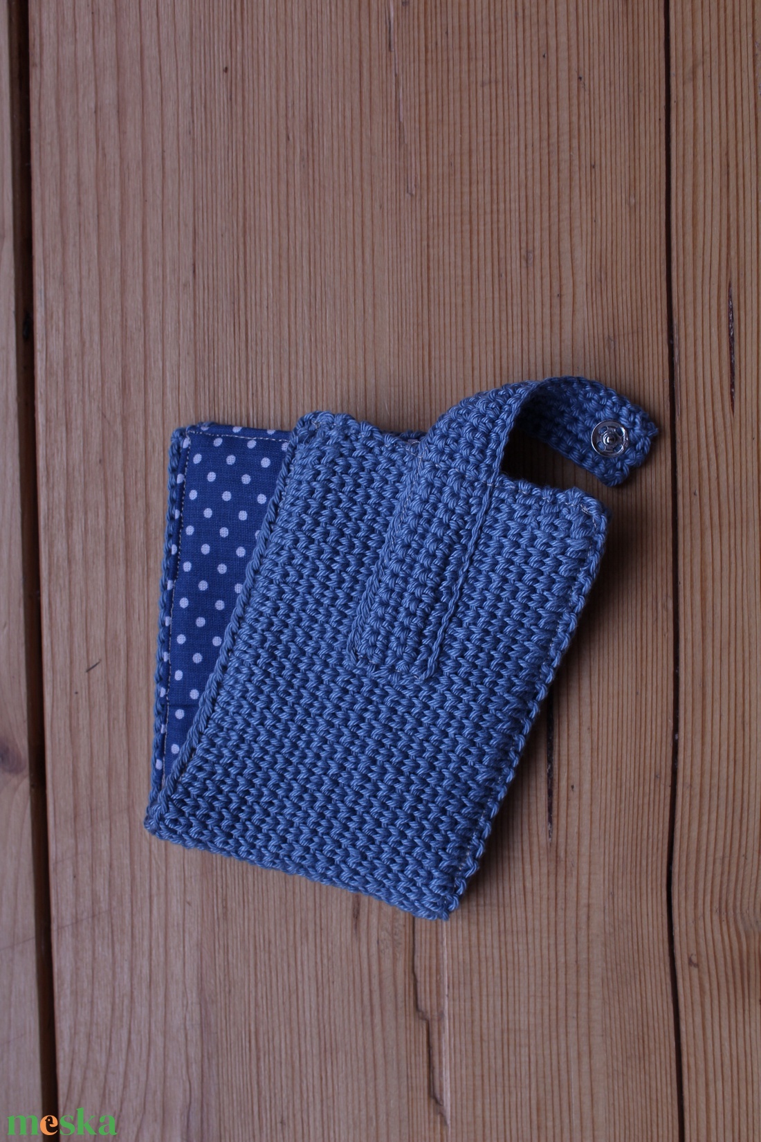 Horgolt (s varrott) irattartó #3 - táska & tok - pénztárca & más tok - kártyatartó & irattartó - Meska.hu