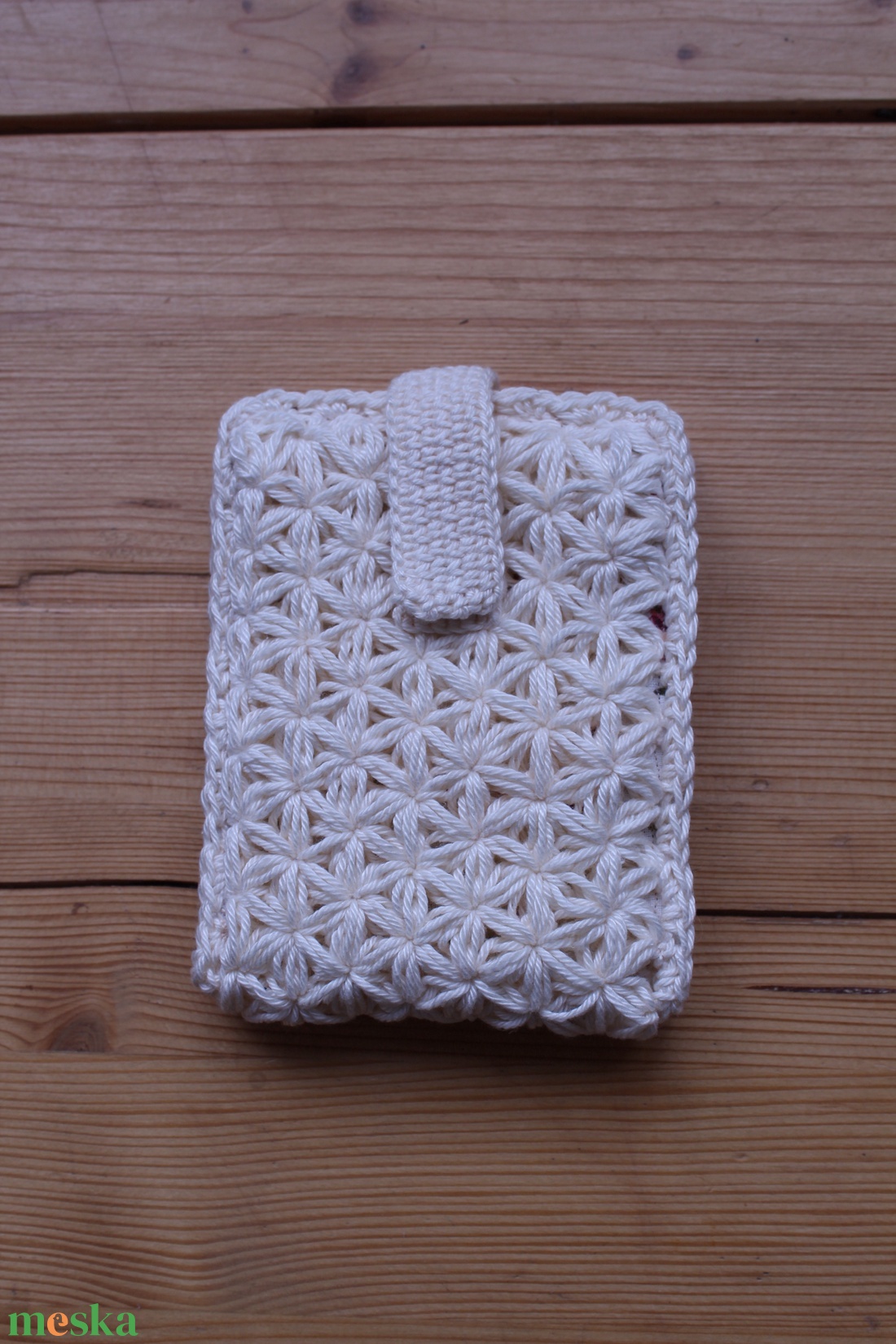 Horgolt (s varrott) irattartó #5 - táska & tok - pénztárca & más tok - kártyatartó & irattartó - Meska.hu