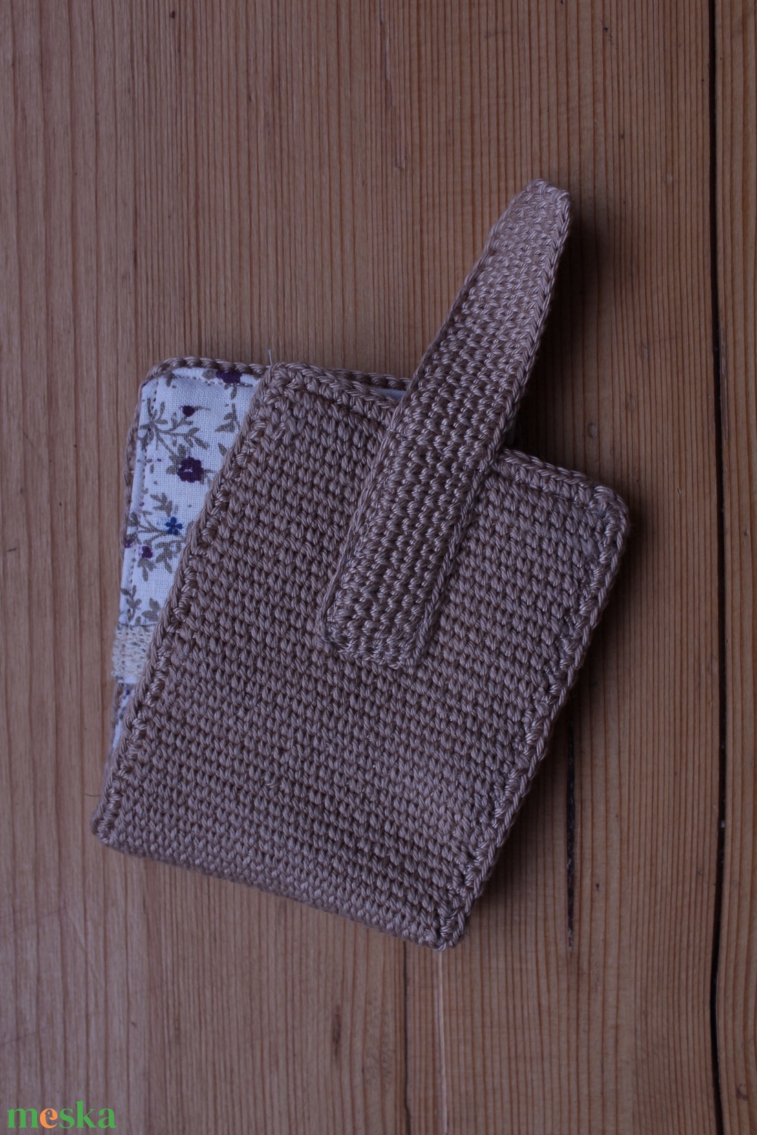 Horgolt (s varrott) irattartó #6 - táska & tok - pénztárca & más tok - kártyatartó & irattartó - Meska.hu