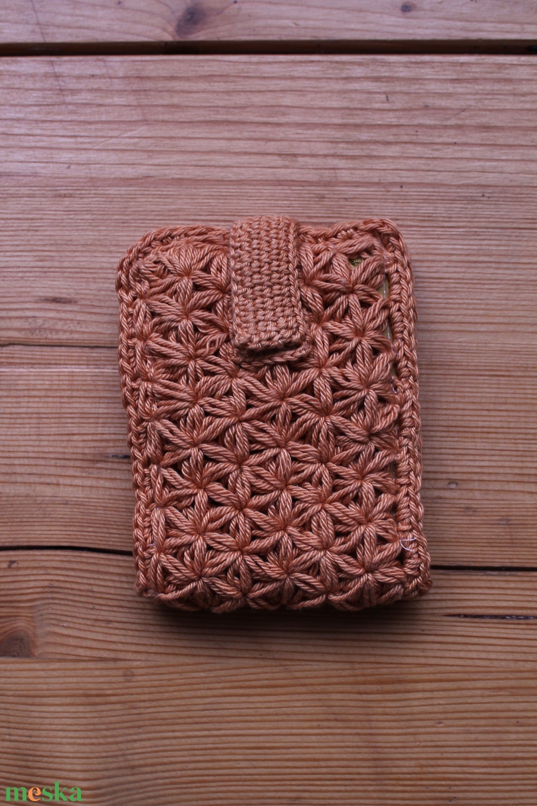 Horgolt (s varrott) irattartó #7 - táska & tok - pénztárca & más tok - kártyatartó & irattartó - Meska.hu