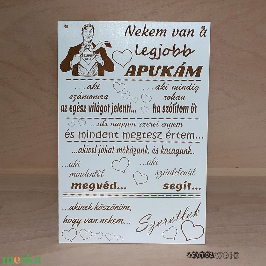 Nekem van a legjobb apukám tábla - otthon & életmód - dekoráció - kép & falikép - táblakép - Meska.hu Nekem van a legjobb apukám tábla - otthon & életmód - dekoráció - kép & falikép - táblakép - Meska.hu