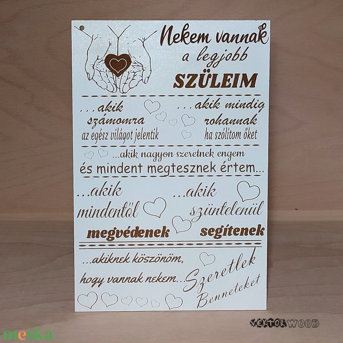 Nekem van a legjobb szüleim tábla - otthon & életmód - dekoráció - kép & falikép - táblakép - Meska.hu Nekem van a legjobb szüleim tábla - otthon & életmód - dekoráció - kép & falikép - táblakép - Meska.hu