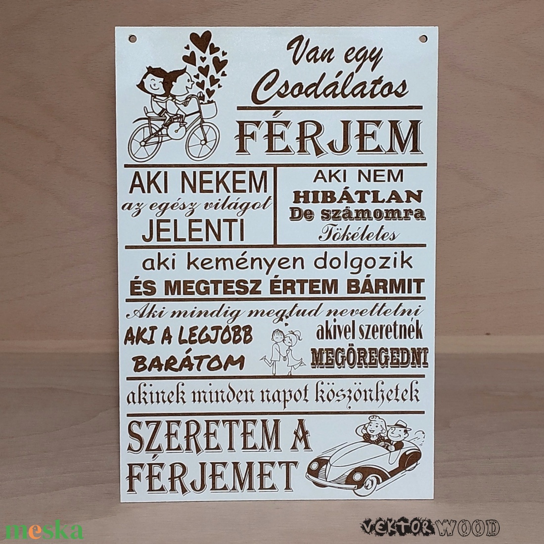 Van egy csodálatos férjem tábla - otthon & életmód - dekoráció - kép & falikép - táblakép - Meska.hu Van egy csodálatos férjem tábla - otthon & életmód - dekoráció - kép & falikép - táblakép - Meska.hu