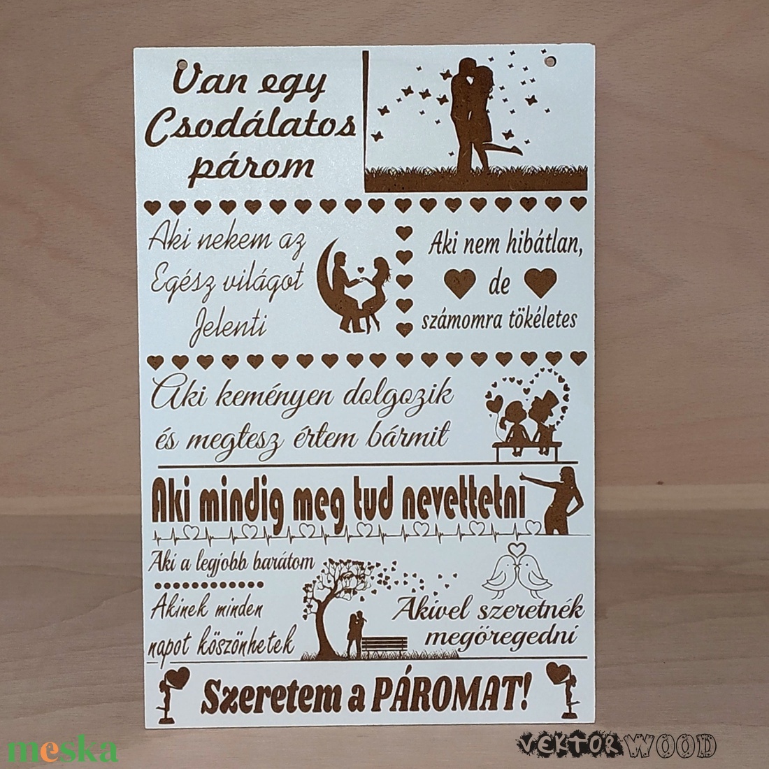 Van egy csodálatos párom tábla - otthon & életmód - dekoráció - kép & falikép - táblakép - Meska.hu Van egy csodálatos párom tábla - otthon & életmód - dekoráció - kép & falikép - táblakép - Meska.hu