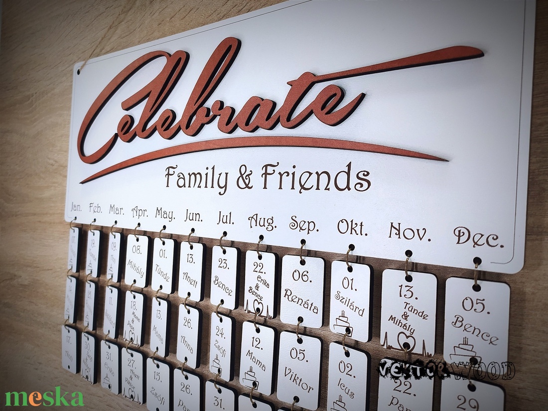 Celebrate Családi öröknaptár - otthon & életmód - dekoráció - fali és függő dekoráció - falinaptár & öröknaptár - Meska.hu Celebrate Családi öröknaptár - otthon & életmód - dekoráció - fali és függő dekoráció - falinaptár & öröknaptár - Meska.hu