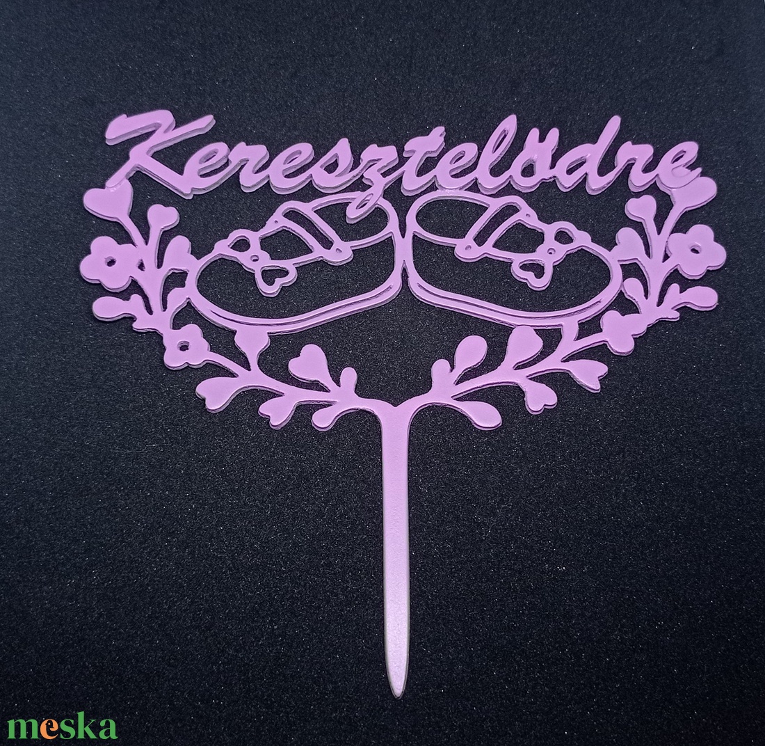Keresztelődre tortadísz - babacipős, virágos - otthon & életmód - konyhafelszerelés, tálalás - sütés, főzés - sütidísz - Meska.hu Keresztelődre tortadísz - babacipős, virágos - otthon & életmód - konyhafelszerelés, tálalás - sütés, főzés - sütidísz - Meska.hu