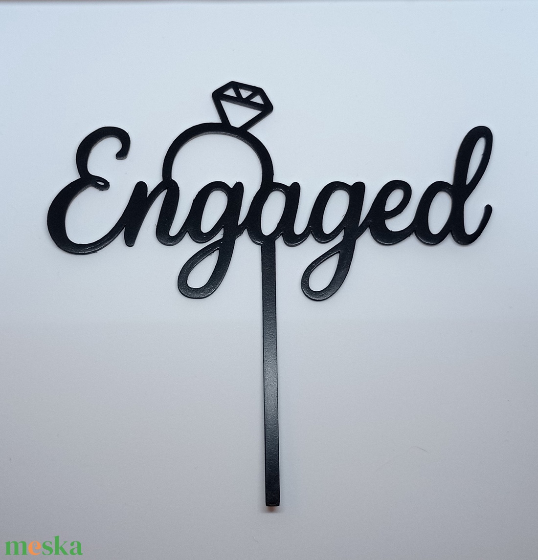 Engaged - eljegyzési tortadísz - esküvő - dekoráció - sütidísz - Meska.hu Engaged - eljegyzési tortadísz - esküvő - dekoráció - sütidísz - Meska.hu