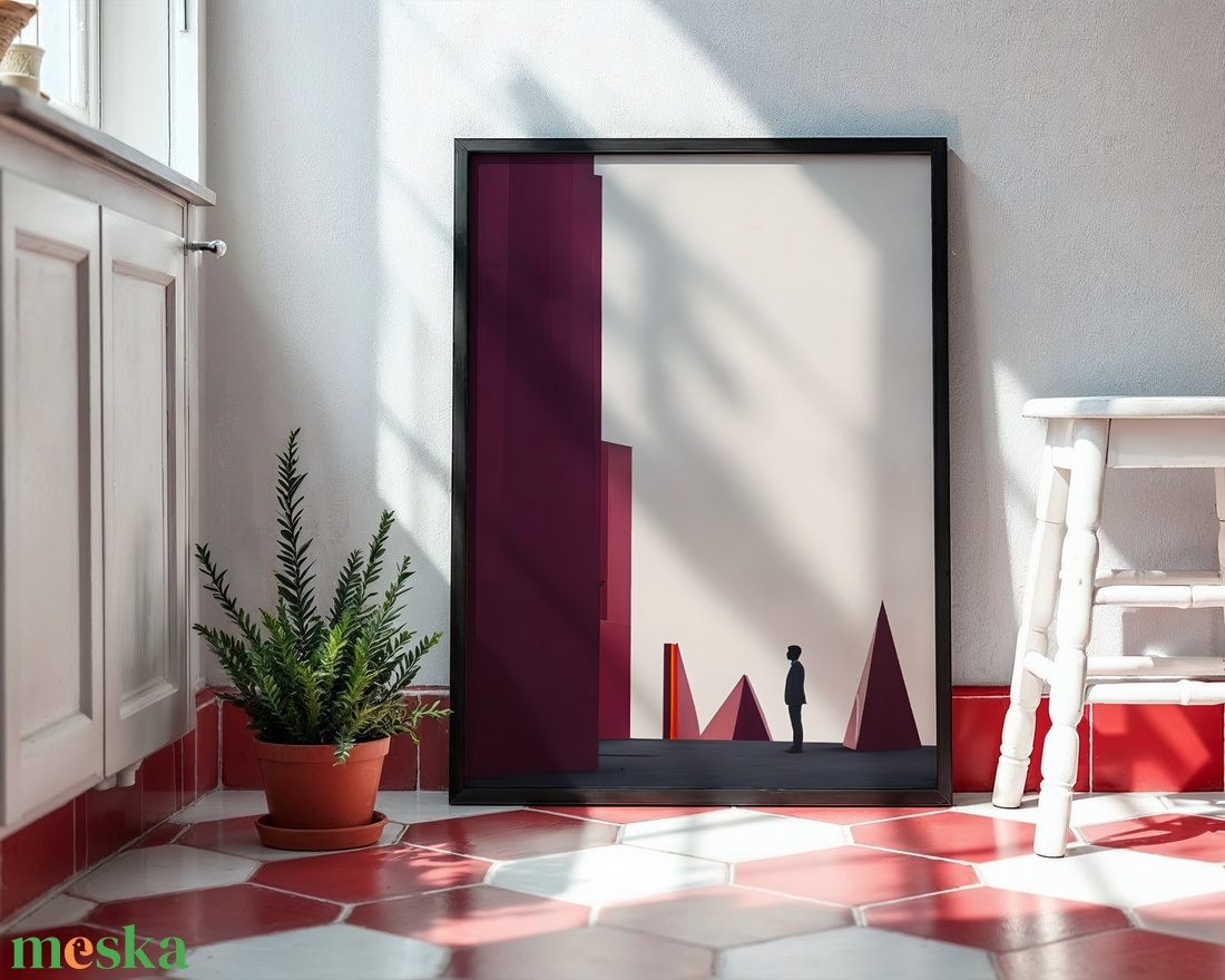 Modern Minimalista Geometriai Poszter - Digitális Letöltés - otthon & életmód - dekoráció - kép & falikép - poszter - Meska.hu
