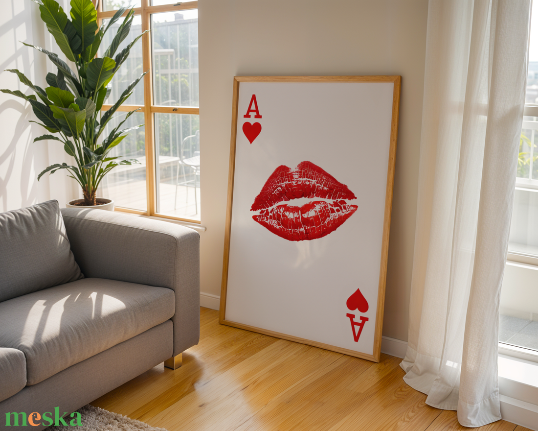 Kőr Ász Csók - Digitális Letöltés - otthon & életmód - dekoráció - kép & falikép - poszter - Meska.hu