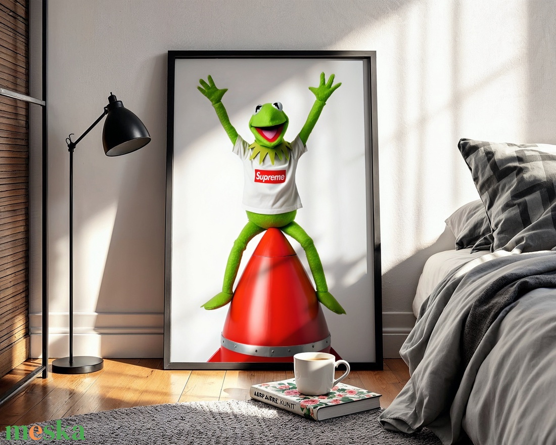 Hypebeast Béka Rakétán - Digitális Letölté - otthon & életmód - dekoráció - kép & falikép - poszter - Meska.hu