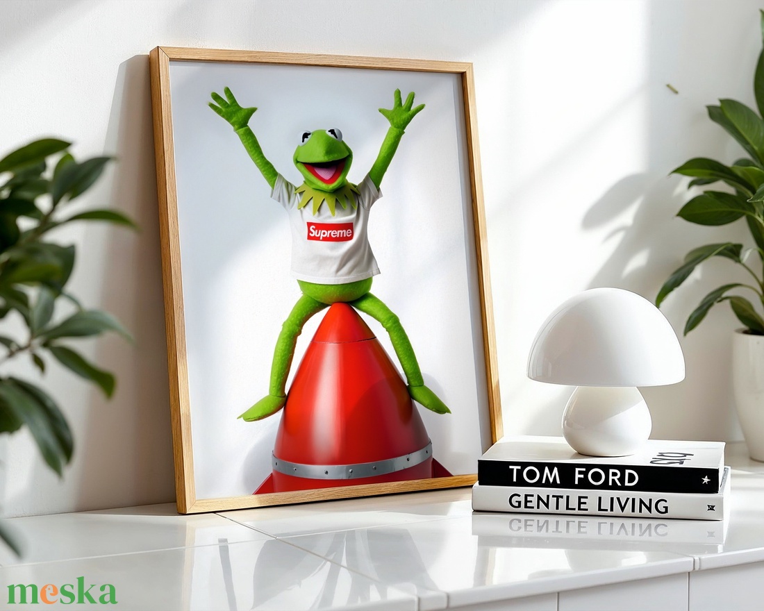 Hypebeast Béka Rakétán - Digitális Letölté - otthon & életmód - dekoráció - kép & falikép - poszter - Meska.hu