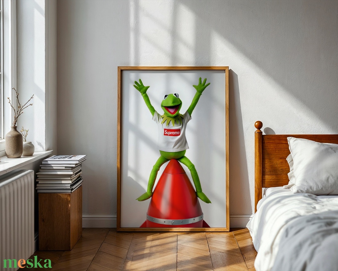 Hypebeast Béka Rakétán - Digitális Letölté - otthon & életmód - dekoráció - kép & falikép - poszter - Meska.hu