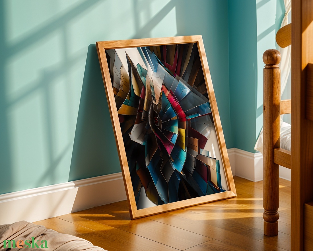 3D Hatású Absztrakt Poszter - Digitális Letöltés - otthon & életmód - dekoráció - kép & falikép - poszter - Meska.hu