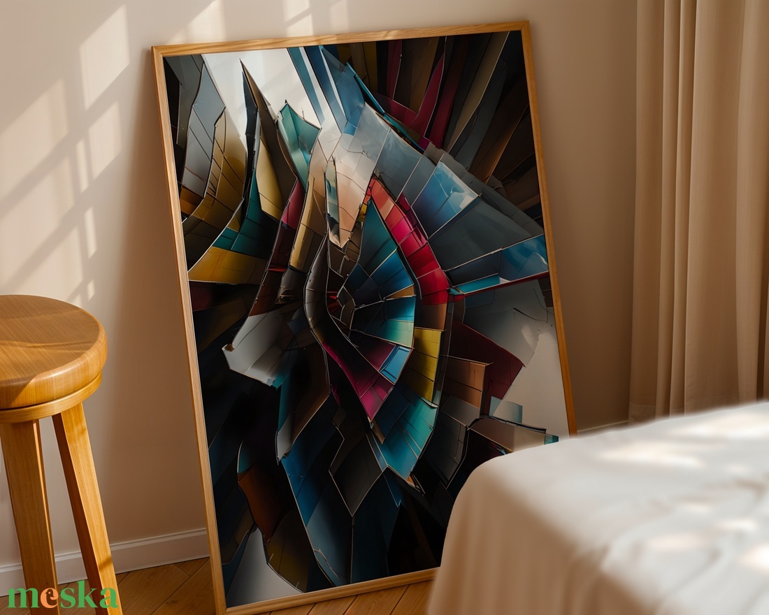 3D Hatású Absztrakt Poszter - Digitális Letöltés - otthon & életmód - dekoráció - kép & falikép - poszter - Meska.hu