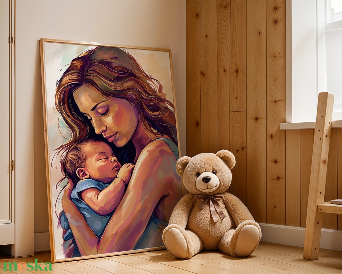 Anya és Gyermeke  - Digitális Letöltés - otthon & életmód - dekoráció - kép & falikép - poszter - Meska.hu