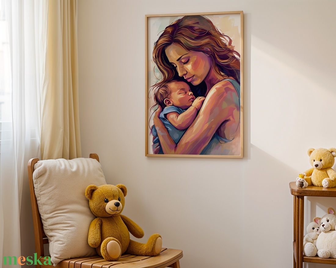 Anya és Gyermeke  - Digitális Letöltés - otthon & életmód - dekoráció - kép & falikép - poszter - Meska.hu