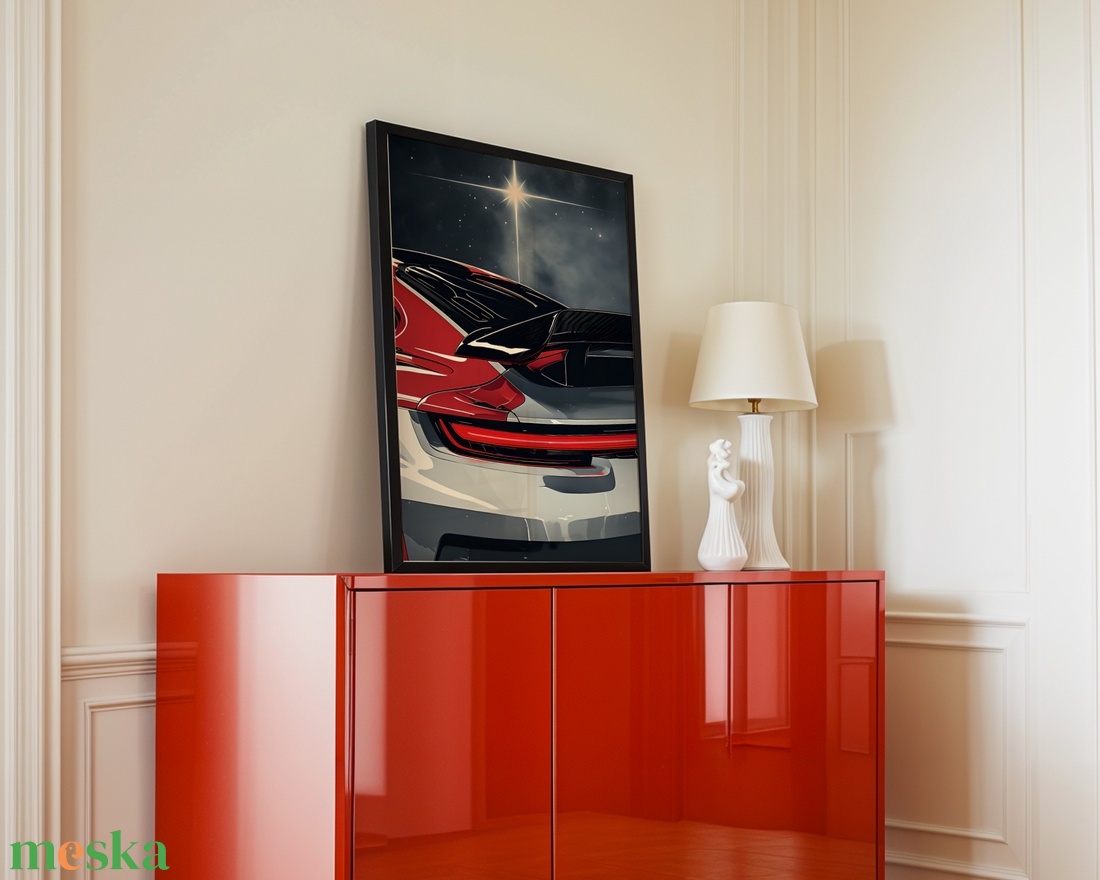 Kozmikus Sebesség - Modern Sportautó Poszter - Digitális Letöltés - otthon & életmód - dekoráció - kép & falikép - poszter - Meska.hu