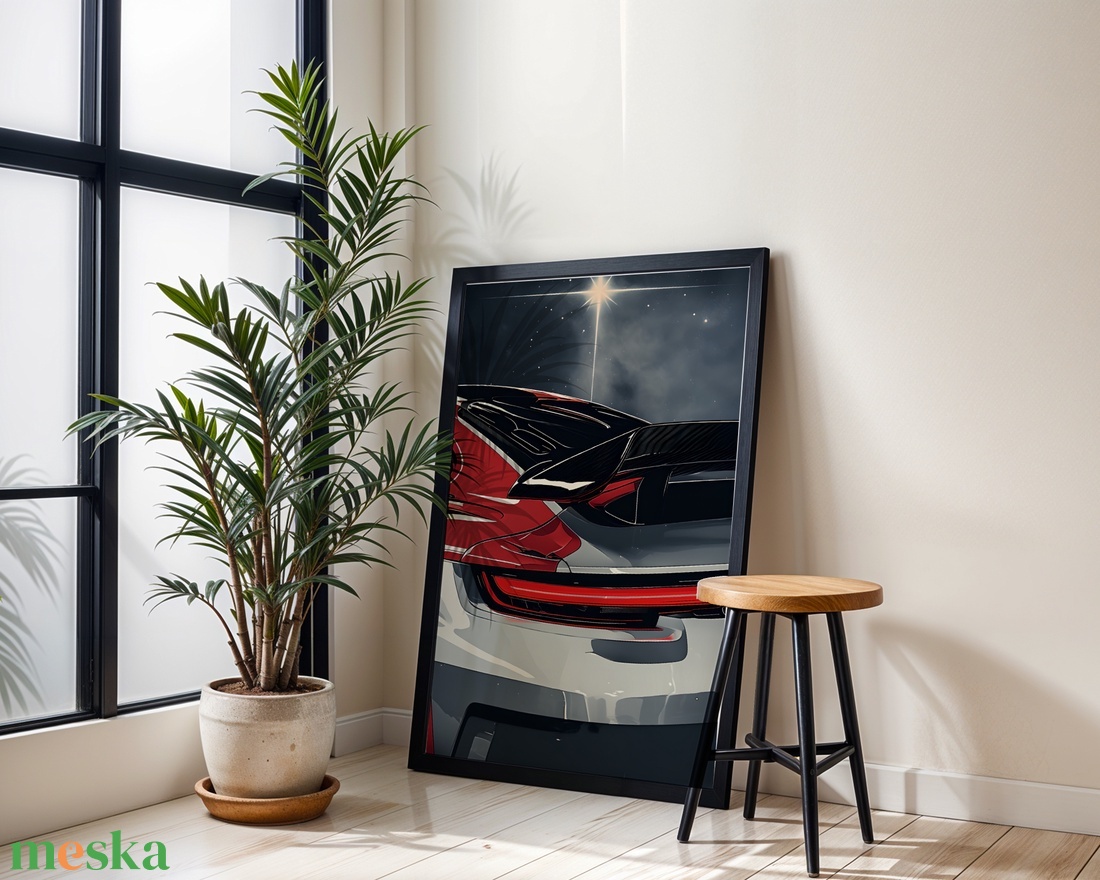 Kozmikus Sebesség - Modern Sportautó Poszter - Digitális Letöltés - otthon & életmód - dekoráció - kép & falikép - poszter - Meska.hu