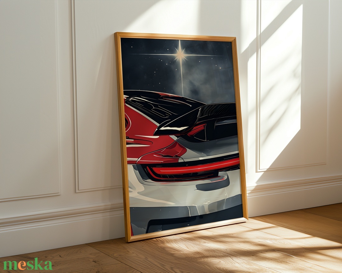 Kozmikus Sebesség - Modern Sportautó Poszter - Digitális Letöltés - otthon & életmód - dekoráció - kép & falikép - poszter - Meska.hu
