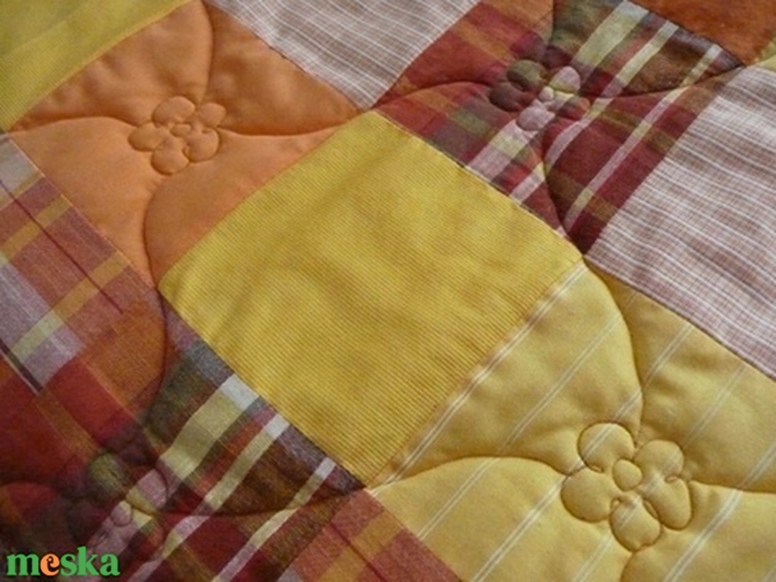 Patchwork-quilt ágyterítő (rendelésre) - otthon & életmód - lakástextil - ágytakaró - Meska.hu