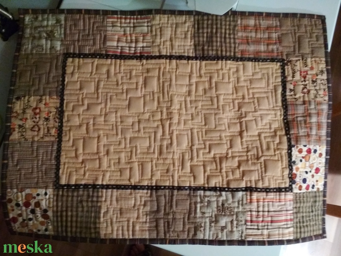 Barna patchwork-quilt párnahuzat (Jysk méret) - otthon & életmód - lakástextil - párna & párnahuzat - Meska.hu Barna patchwork-quilt párnahuzat (Jysk méret) - otthon & életmód - lakástextil - párna & párnahuzat - Meska.hu