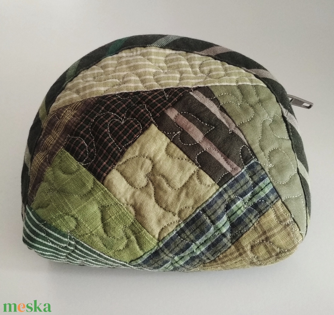 Zöld textil pénztárca akciós termékkép 1