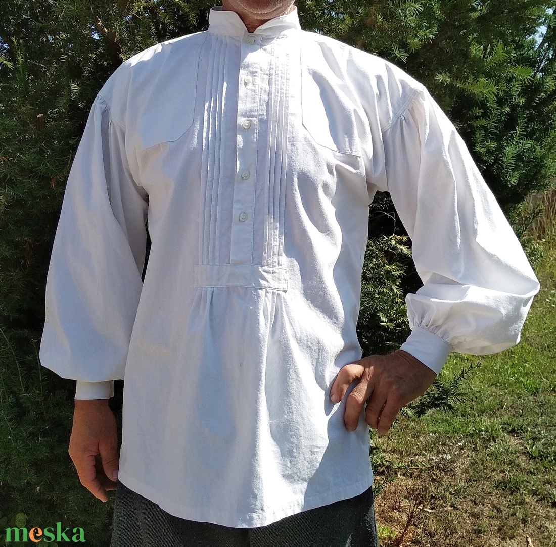 Hagyományos szabású paraszting lenvászonból - ruha & divat - férfi ruha - ing - Meska.hu Hagyományos szabású paraszting lenvászonból - ruha & divat - férfi ruha - ing - Meska.hu
