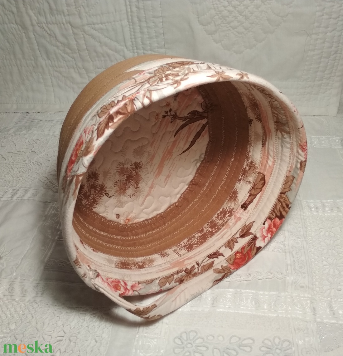 'Japán tavasz' textil tároló - otthon & életmód - tárolás & rendszerezés - tárolókosár - Meska.hu