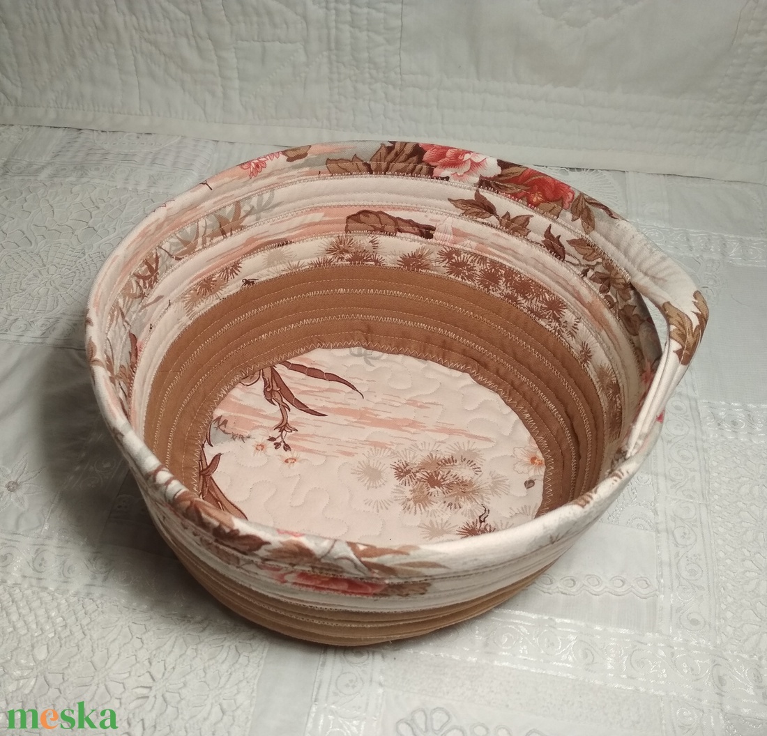 'Japán tavasz' textil tároló - otthon & életmód - tárolás & rendszerezés - tárolókosár - Meska.hu