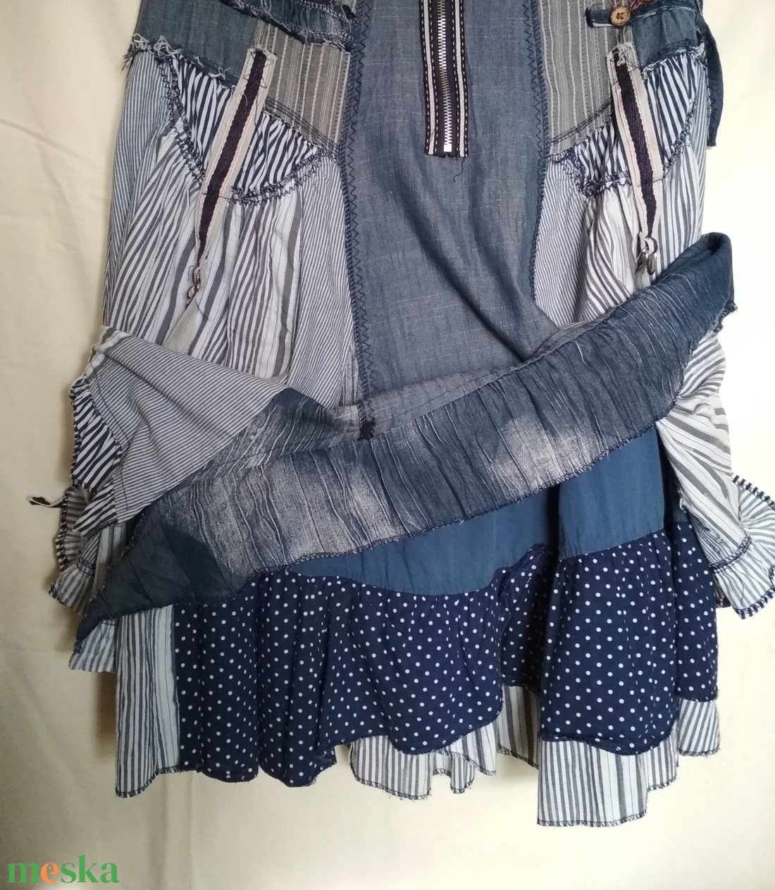 'Cowboy lady' szoknya - ruha & divat - női ruha - szoknya - Meska.hu