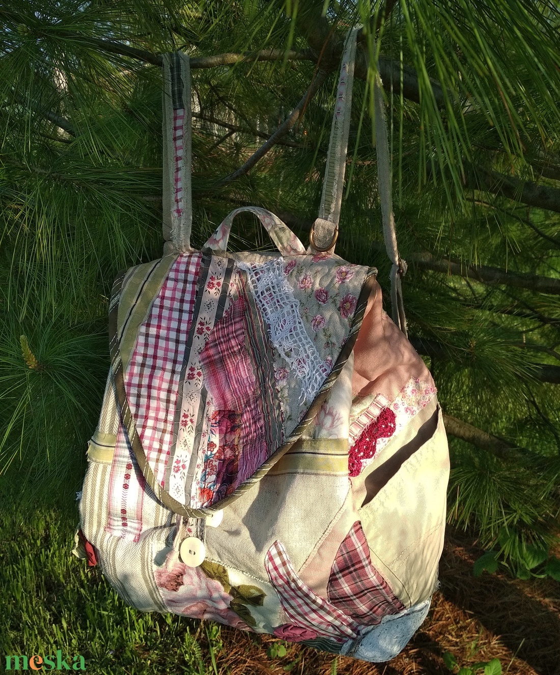 'Crasy romantic' vintage stílusú 3in1 táska - táska & tok - hátizsák - hátizsák - Meska.hu