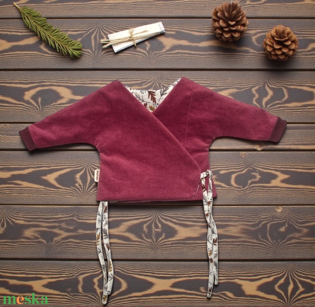 Kord megkötős, átlapolós felső faleveles béléssel -  - Meska.hu