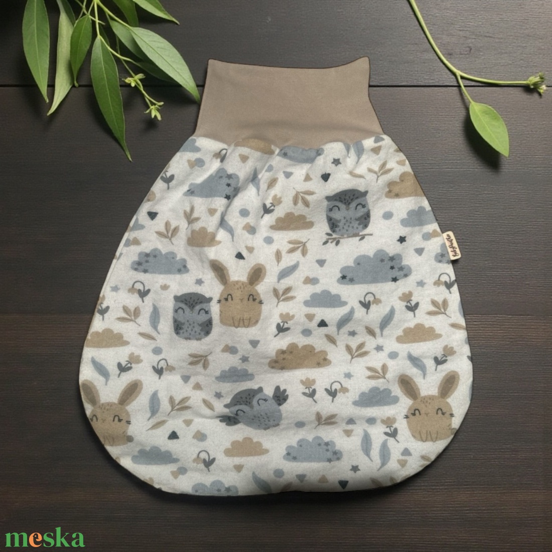 Bundazsák egyszínű duplagéz béléssel - ruha & divat - gyerekruha - nadrág - Meska.hu