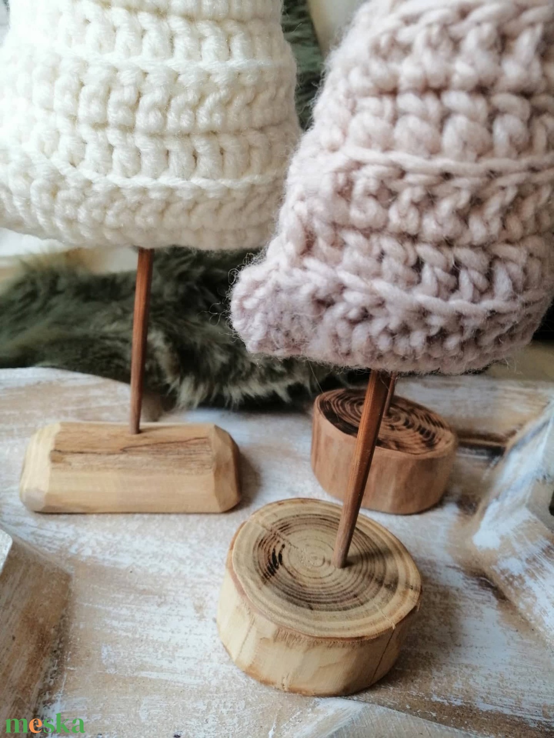 Horgolt fenyőfák ,adventi dekoráció - karácsony - adventi díszek - adventi asztaldísz - Meska.hu Horgolt fenyőfák ,adventi dekoráció - karácsony - adventi díszek - adventi asztaldísz - Meska.hu